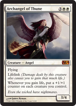 Archangel of Thune from Magic 2014