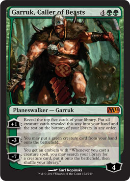 Garruk, Caller of Beasts from Magic 2014